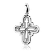 Cruce argint pandantiv DiAmanti K0053R-DIA